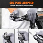 DOVAMAN RH15A SDS-Plus Bohrhammer 1500W – Professionelle Schlagkraft für Beton & Mauerwerk – Bild 4
