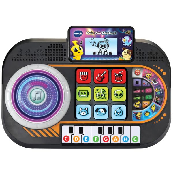 VTech Mein Mini-Mischpult – Interaktives DJ-Pult mit Turntable für Kinder 3–7 Jahre