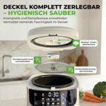 VELANI Mini Reiskocher 0,8L mit 10 Programmen – Multikocher für kleine Küchen – Bild 7