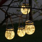 2x LED Solarglas warmweiß mit 30 LEDs – Automatische Solar-Laterne für Garten & Balkon – Bild 5
