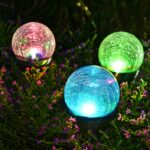GIGALUMI Solar-Gartenleuchten 3er Set – Farbwechsel-Glaskugeln für Außen – Bild 4