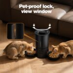AONBOY Futterautomat Katze 5L mit 2 Näpfen – WiFi-Steuerung & App-Kontrolle für Mehrkatzenhaushalte – Bild 8