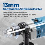 Dong Cheng 710W Schlagbohrmaschine 2-in-1 – Professionelle Bohrleistung mit 45.000 IPM – Bild 6