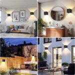 wisdom line G9 LED Wandleuchte 2er-Set – 9W Up & Down, IP65, Anthrazit, 3000K – Bild 8