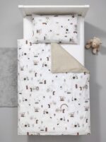 TupTam Kinder Wendebettwäsche 135x100 cm – Baumwolle mit Reissverschluss – Bild 2