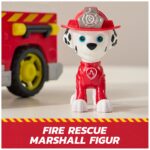 PAW PATROL Fire Rescue Marshalls Feuerwehr-Fahrzeug – Actionspielzeug mit Löschspritze ab 3 Jahren – Bild 7
