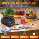 AUSTEIN® TG2002 Elektrischer Bandmesserschärfer – Konvexer Profi-Schliff mit 4 Körnungen – Bild 6