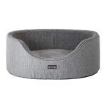 Feandrea Hundebett 92x72 cm mit Wendekissen – Komfortables Hundesofa mit Anti-Rutsch
