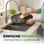 NutriChef Crepes Maker 32 cm mit abnehmbarer Wendeplatte – Profi-Crepes-Maker für zuhause – Bild 6
