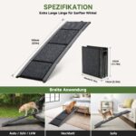 The Fellie Hunderampe 160 cm klappbar – Hundetreppe bis 110 kg für Auto & SUV – Bild 2