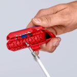 KNIPEX ErgoStrip 16 95 01 SB – Universal-Abmantelungswerkzeug für Rundkabel & Datenkabel – Bild 6