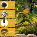 YeahBoom Solar Gießkanne mit Feendesign – IP65 Wasserdichte Gartenleuchte für Aussen – Bild 3