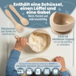 RebelEver Kindergeschirr-Set aus Silikon mit Transporttasche – Komplettes Essenlern-Set ab 1 Jahr – Bild 3