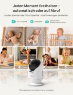 Dr.Care VistaView RB 2K WLAN Babyphone – 5″ Monitor mit intelligenter Personenverfolgung & HD Nachtsicht – Bild 10