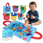 TenFans Montessori Angelspiel 22-teilig – Sensorisches Babyspielzeug ab 6 Monaten