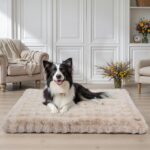BingoPaw Hundebett XL 105x70cm – Weiches Plüsch-Hundekissen für grosse Hunde – Bild 3