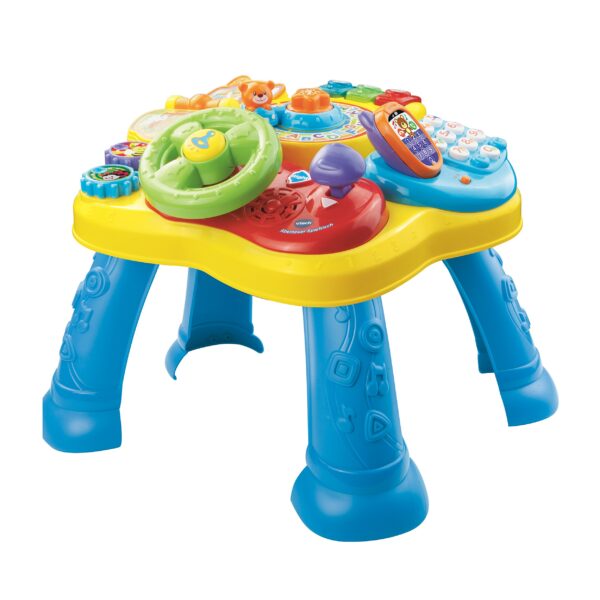 VTech Baby Abenteuer Spieltisch – 6 Spielfelder für Motorik & Sprachentwicklung