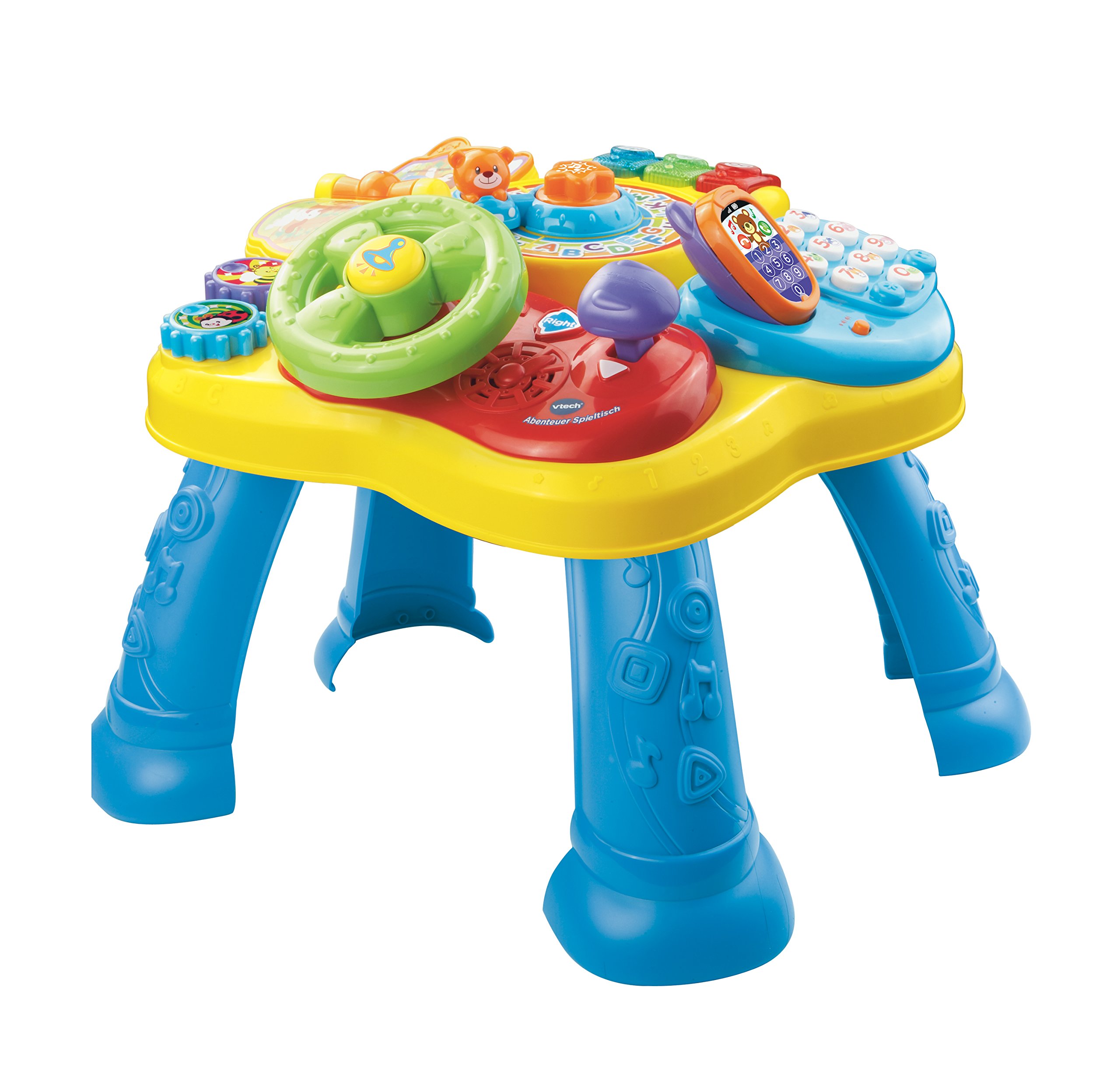 VTech Baby Abenteuer Spieltisch – 6 Spielfelder für Motorik & Sprachentwicklung