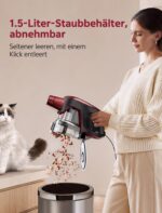 Vexilar C9 Stielstaubsauger mit Kabel – 70 kPa Saugkraft für Tierhaare & alle Bodenarten – Bild 11