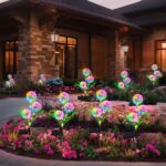 Hqynss Solar-Löwenzahnleuchten 2er-Set – Farbwechsel RGB-LED für Garten & Terrasse – Bild 5