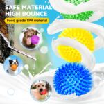 SHARLOVY 3,5" Stachelball 6er-Pack – Quietsch-Hundespielzeug mit Zahnpflege für alle Hunderassen – Bild 4