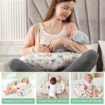 JOVELL Stillkissen Ergonomisch mit Baumwollbezug – Maschinenwaschbar für Mutter & Baby – Bild 3