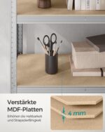 SONGMICS Schwerlastregal 2er Set 40x90x180 cm – 875 kg Tragkraft pro Regal – Bild 8