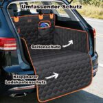 JOEJOY Kofferraumschutz Hund 185x105 cm – Wasserdichte Hundedecke mit Seitenschutz für SUV & Kombi – Bild 2