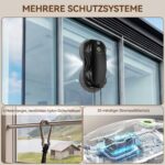 Tosima W5 Fensterputzroboter – 6400Pa adaptive Saugkraft mit intelligenter Kantenerkennung – Bild 8
