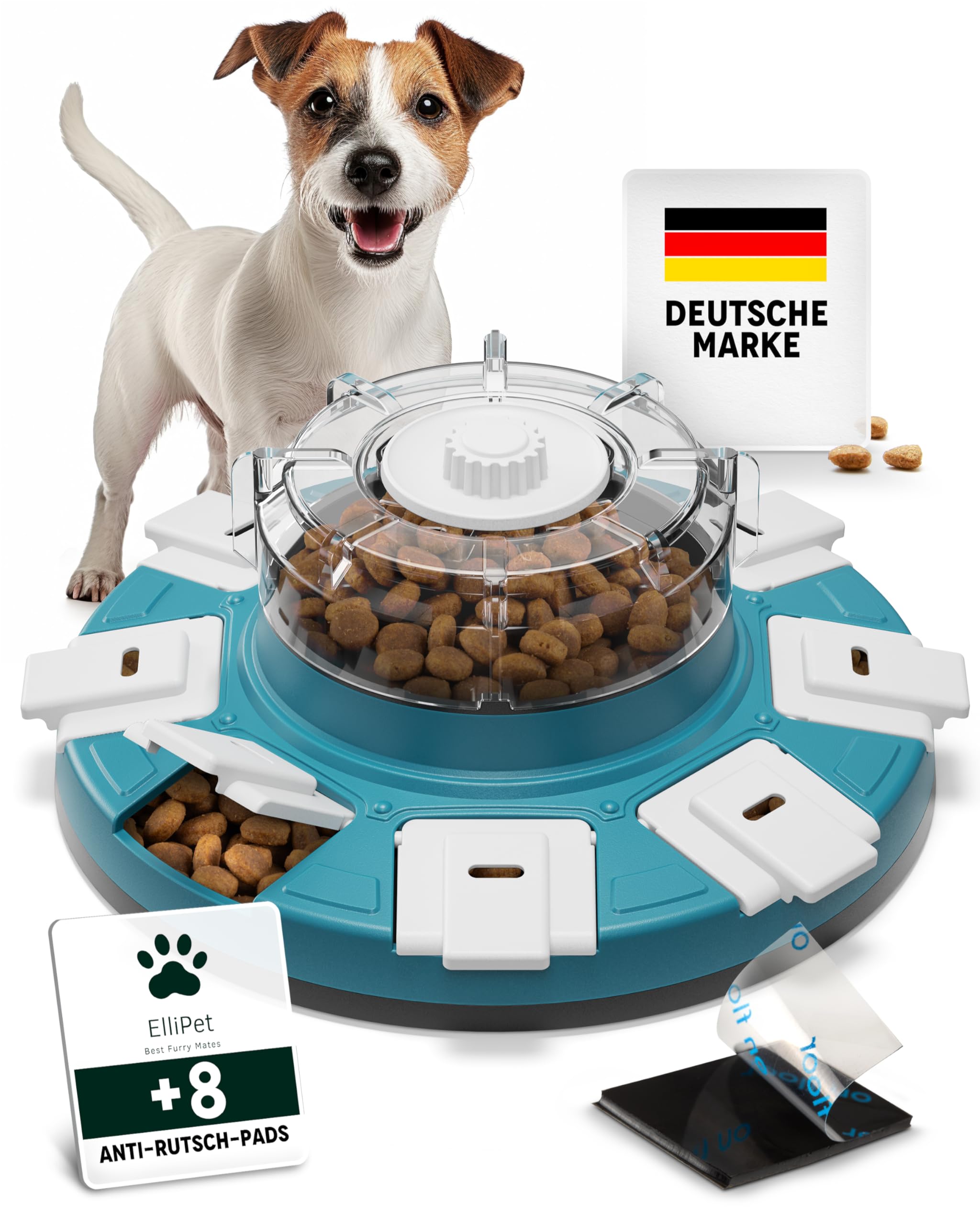 ElliPet Hundeintelligenzspielzeug mit Anti-Rutsch-Pads – Trainings- & Futterausgabespielzeug