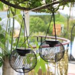 KagoLing Solarlaterne 2er Set – Retro Hängeleuchte mit LED & Solarpanel für Garten – Bild 7