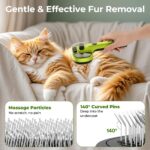 pecute Katzenbürste mit Sprühfunktion – 2-Stufen Nebel für Langhaar Katzen & Hunde – Bild 5