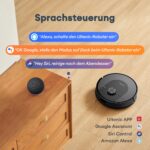 Ultenic Saugroboter mit Wischfunktion – 8000Pa Saugkraft, LiDAR Navigation & 180Min Laufzeit – Bild 12