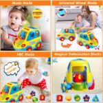 KALOISYHE Musikbus Sortierspielzeug – Lernspielzeug mit Tierblöcken für Kleinkinder ab 1 Jahr – Bild 5
