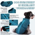 PUZAUKAL Hundepullover Fleece M – Warme Winterjacke für kleine & mittlere Hunde – Bild 3