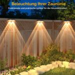 Liyade Solar-Wandleuchten 6er Set mit 3 Lichtmodi – Intelligente Aussenbeleuchtung für Garten & Terrasse – Bild 6
