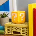 Paladone Super Mario Fragezeichen-Block Leuchte – Offizielle Nachttischlampe mit Sound – Bild 3