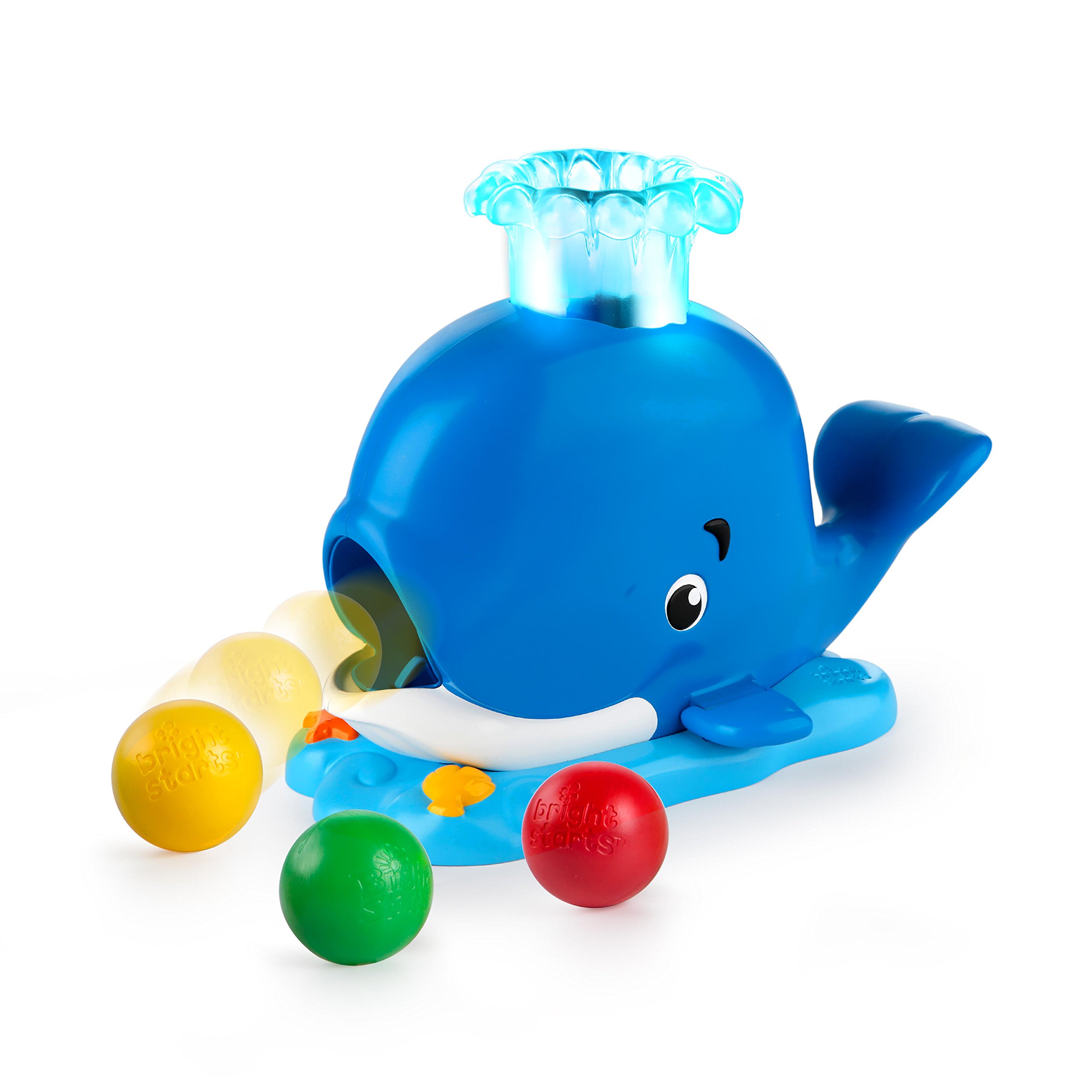 Bright Starts Silly Spout Whale Popper – Interaktives Ballspielzeug mit Musik & Lichtern
