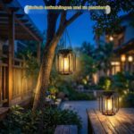 Kimuwote 2er-Set Hängesolarlampen – Retro-Laternen IP65 wasserdicht für Garten & Terrasse – Bild 6