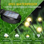 SCNNC Firefly Solar Glühwürmchen Gartenlichter 4er Set – IP65 wasserdicht für Garten & Balkon – Bild 4