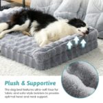 COZY KISS Orthopädisches Hundebett 106x76 cm – Ergonomisches Hundesofa für grosse Hunde – Bild 4