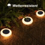 INTELAMP Solarleuchten 6er Set mit Fernbedienung – RGB & Warmweiss Gartenbeleuchtung für Aussen – Bild 3