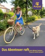 Artpet Fahrradleine mit Stoßdämpfer – Freihändiges Sicherheitsdesign für Hunde – Bild 2