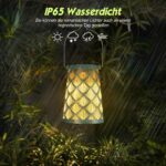 JOYCREATOR Solarlaternen 2er Set – IP65 Wasserdicht für Garten, Balkon & Terrasse – Bild 4