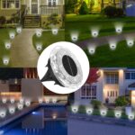 YIFMOO Solar Bodenleuchten 12er Set – Kaltweiße LED Gartenbeleuchtung IP65 wasserdicht – Bild 7