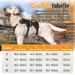 rabbitgoo Hundegeschirr Grösse M mit Tragegriff – Sicherheitsgeschirr für mittlere Hunde – Bild 2