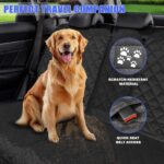 Yonktoo Hunde-Autositzbezug wasserdicht – Kratzfest & rutschfest für 60/40 Rückbank – Bild 2