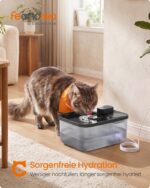 Feandrea Katzenbrunnen 4,5L – Intelligenter Trinkbrunnen mit Vierstufigem Filtersystem – Bild 2