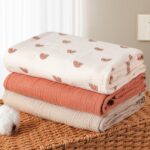 Peepeemax Pucktuch 100x100 cm – Bio-Baumwolle Musselin für Neugeborene & Kleinkinder – Bild 8