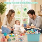Weilim 6-in-1 Montessori Sensorik Spielset – Entwicklungsspielzeug für Babys & Kleinkinder – Bild 2